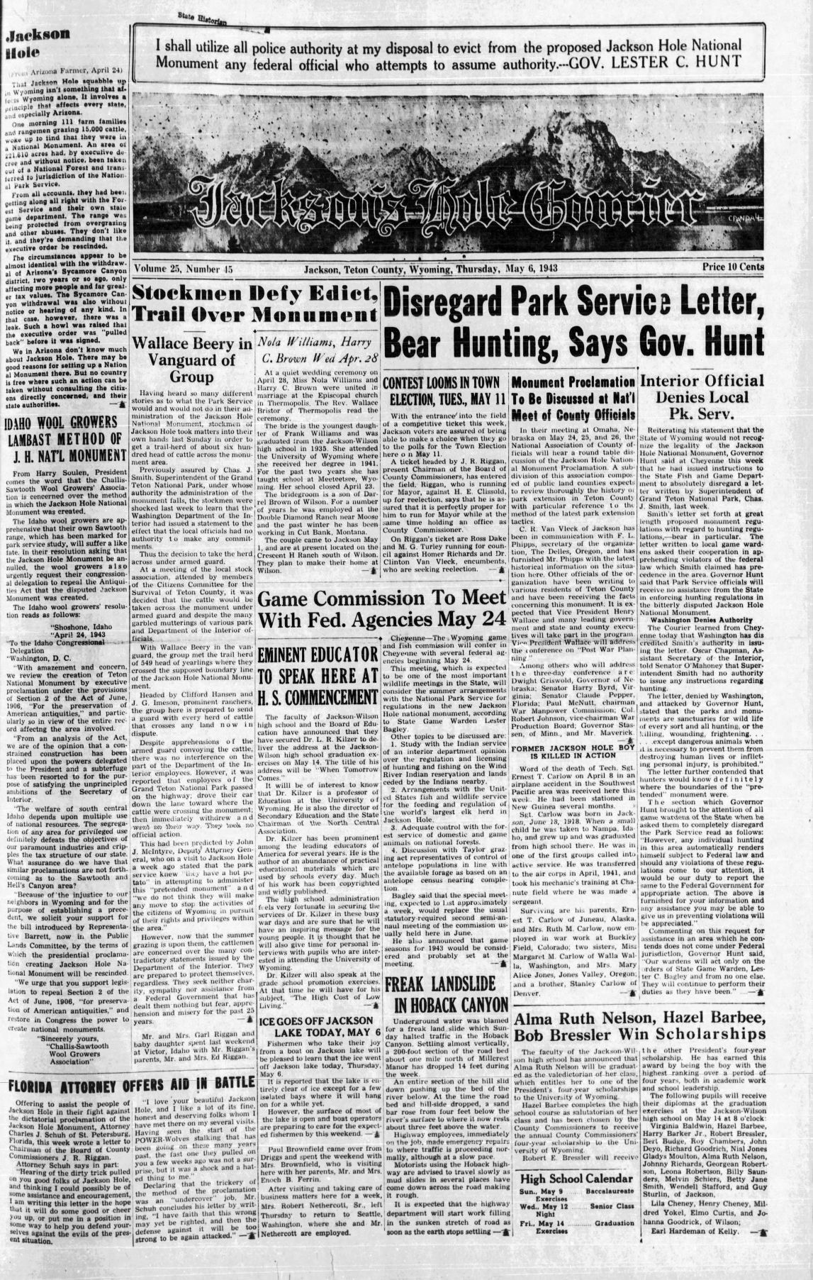 Jackson Hole digital news archives